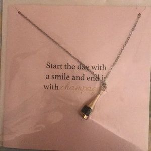 Champagne necklace